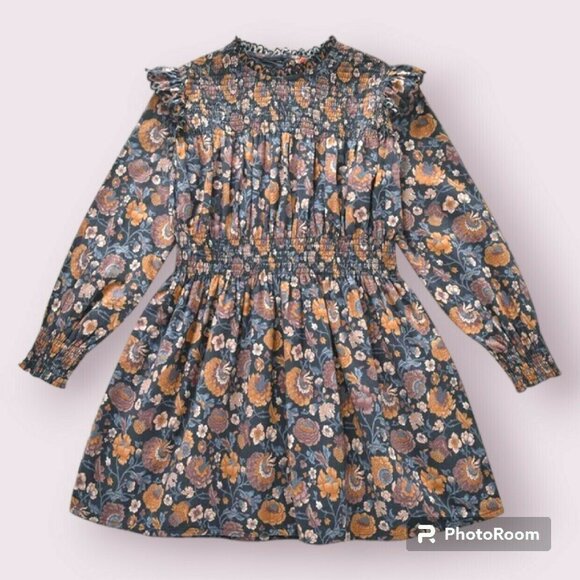 Louise Misha Suzie Dress In Charcoal Bohemian Floral - Picture 3 of 8